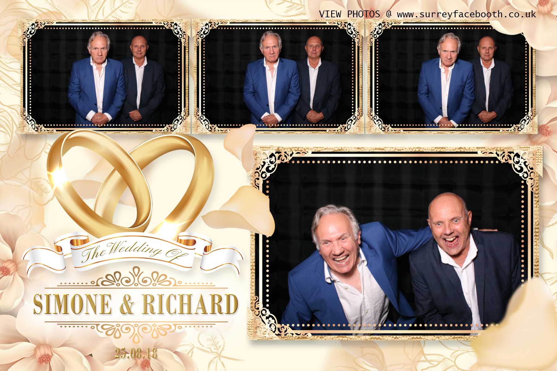 Richard & Simones Wedding | View more photos from the event at galleries.surreyfacebooth.co.uk/u/Surrey-FaceBooth/Richard-Simones-Wedding
